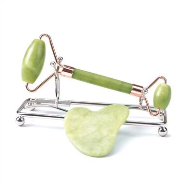 Outil de massage de grattage de roller jade gua sha