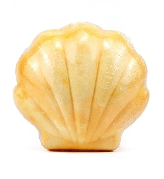 Bombe de bain en forme de coquille naturelle naturelle