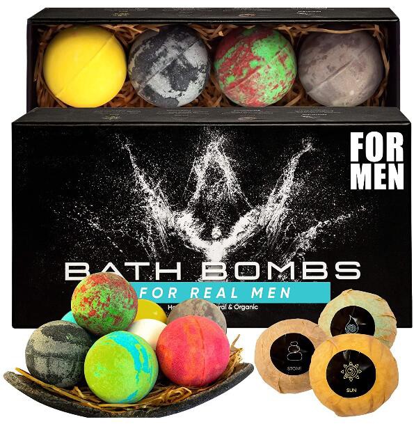 Ensemble de cadeaux de bombes à 6 salles de bain pour les hommes