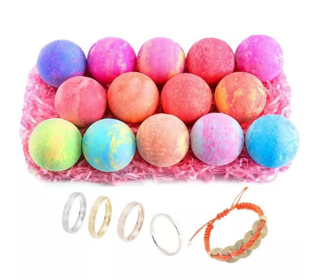 Bombe de bain naturelle avec anneau à l'intérieur pour les hommes