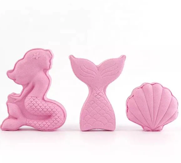 Bombe de bain naturelle de sirène naturelle