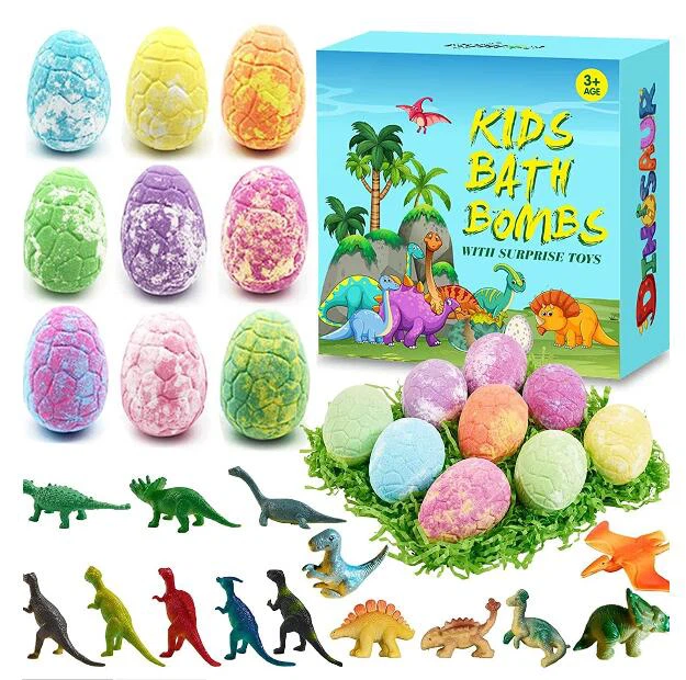 Bombe de bain à œufs de dinosaure pour les enfants