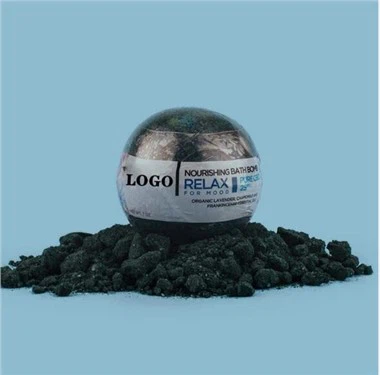 Bombe de bain noire pour hommes