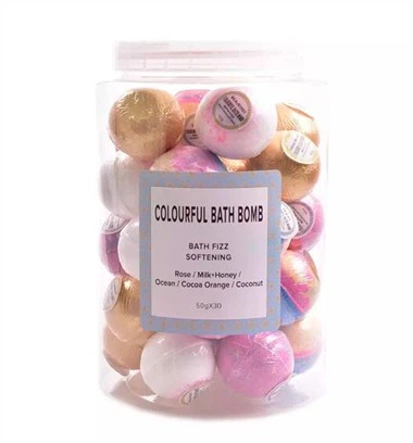 Bombes de bain en mousse riche