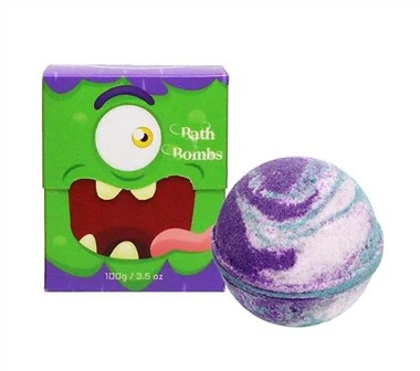 Bombes de bain d'Halloween avec des anneaux