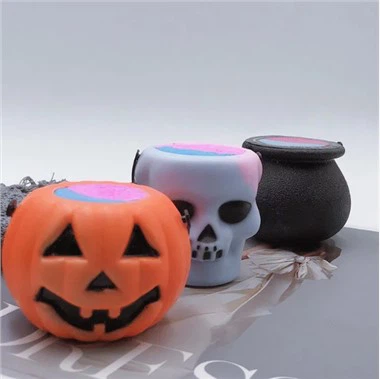 Bombe de bain à la citrouille d'Halloween