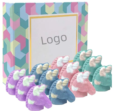 Bombe de bain à la licorne avec surprise