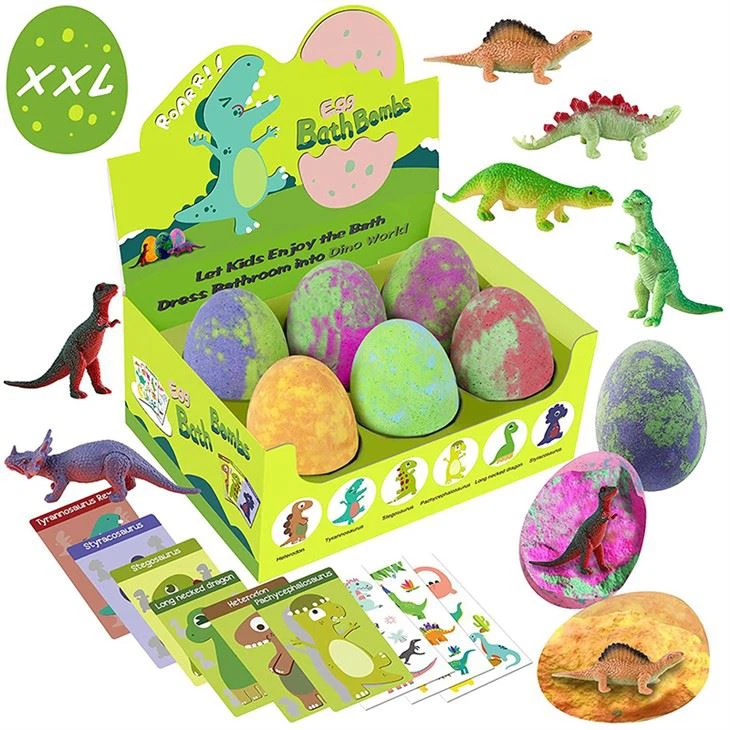 Bombe de bain à œufs dino jurassic monde