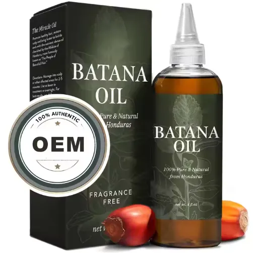 Liquide pressé à froid toute l'huile de batana naturelle pour la croissance rapide des cheveux