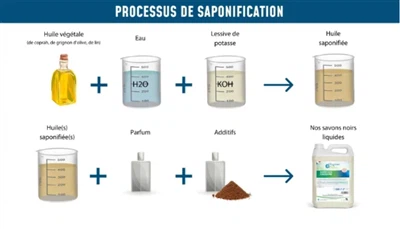Qu'est-ce que la saponification dans le contexte de la fabrication du savon