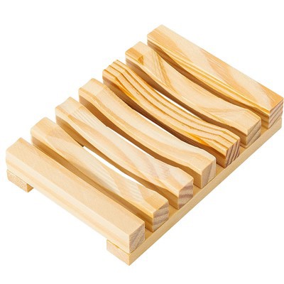 Porte-savon en bambou de salle de bain personnalisé